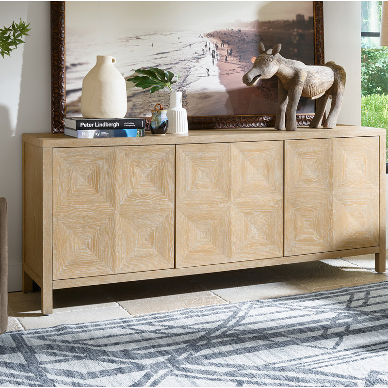 Sadie Media Console, Natural Oak