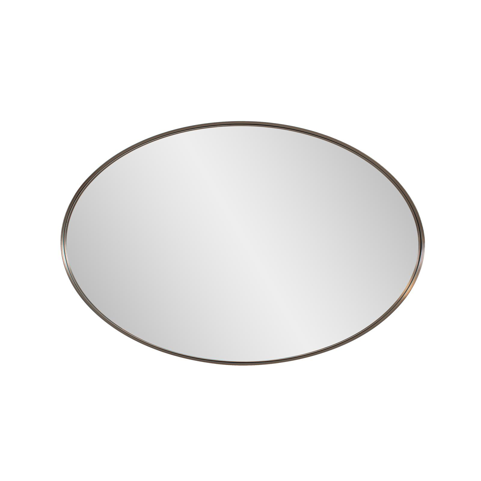 Steele Oval Mirror,  Brown