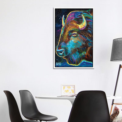 Galactic Buffalo by Robert Phelps - Painting on Canvas