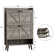 20 Pair Shoe Storage Cabinet With 2 Drawers and Adjustable Shelves
