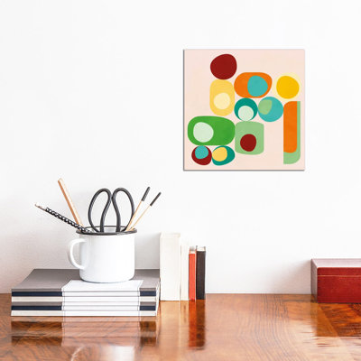 «Geometric Mid Century Modern Summer» par Ana Rut Bré - impression d'art graphique
