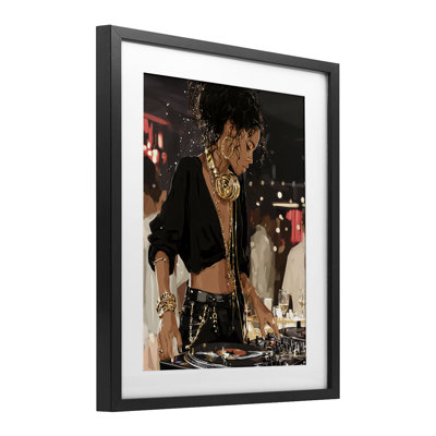 Touches of Gold, reproduction encadrée sous verre, par Franklyn Gregory