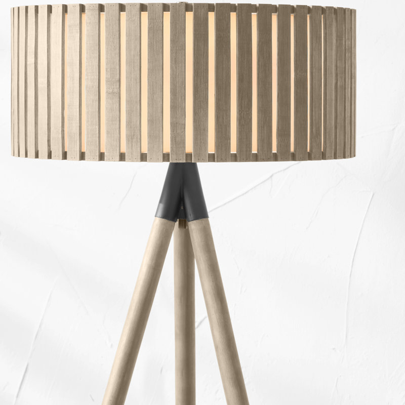 Rabanne Tripod Floor Lamp, Antique
