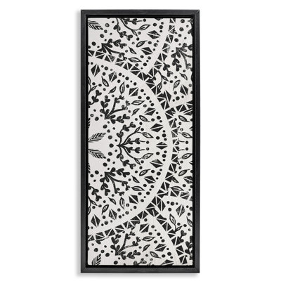 «Boho Fractal Pattern Study», art mural encadré par Daphne Polselli