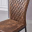 Lelani Vintage Suede Upholstered Dining Chair-2138952824-2105021228