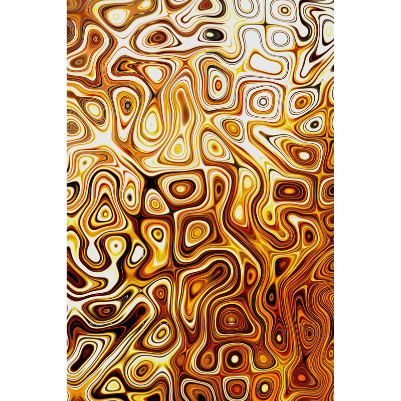 Metallic Shapes II by Danielle Harrington - Wrapped Canvas Print, 46cm H x 30cm W
