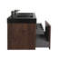 Wall Mounted Single Double Vanity Bathroom Vanity With Solid Surface Top-1635415934