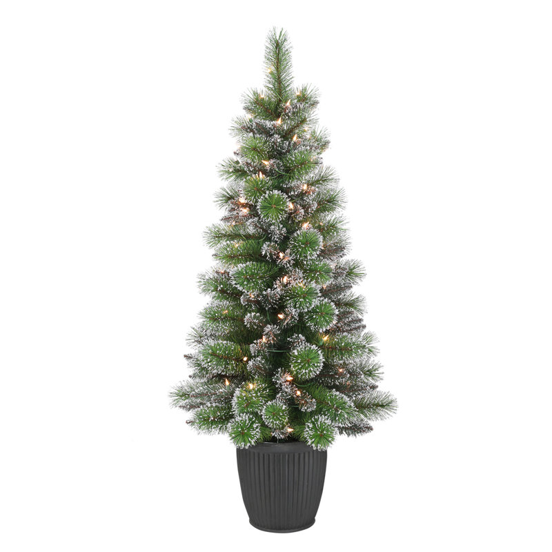Arbre de Noël pin vert 4 pi avec 70 lumières