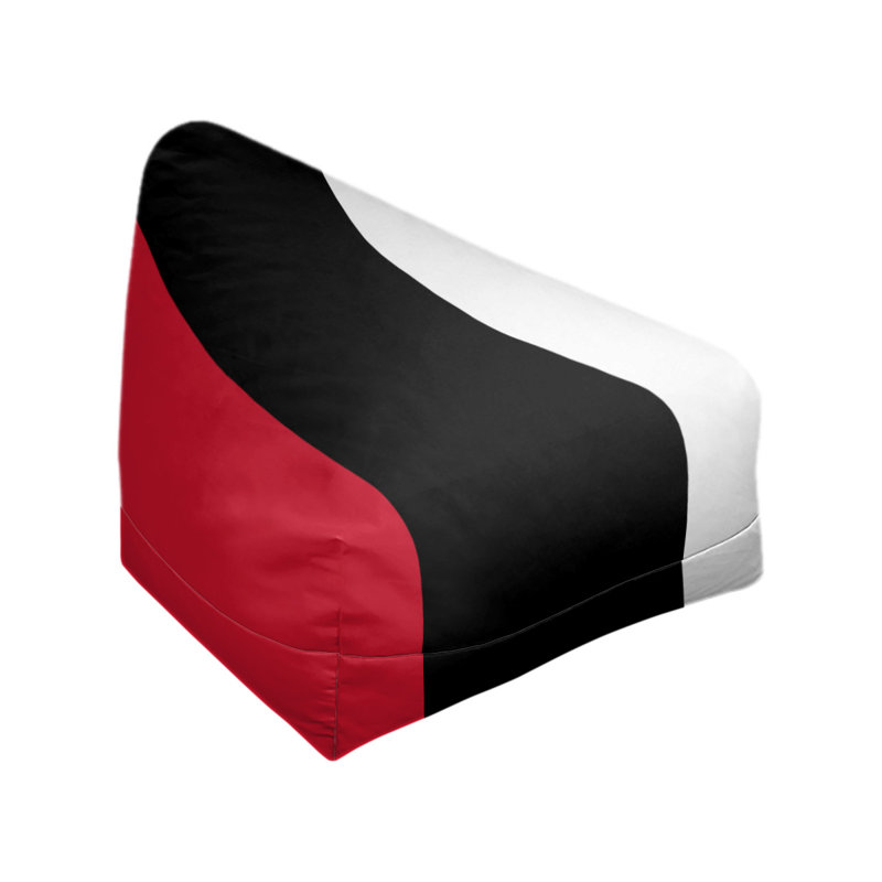 Sac de pois classique, H 42 po x l 38 po x P 31 po, Rouge vif / noir / blanc