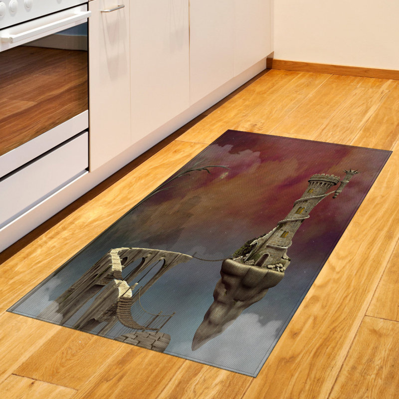 Fantasy High Density Long Fiber Poly Threads Decorative Area Rug Carpet, Rectangle 2'7" x 5'
