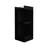46" Tall Black Corner Bar Cabinet With 14 Bottles And Utility Wine Bottle Cabinet, Black, For Fashionable Homes-1413232347