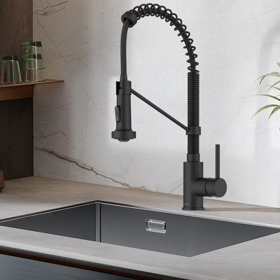 Robinet de cuisine monocommande à 2 fonctions avec douchette extractible