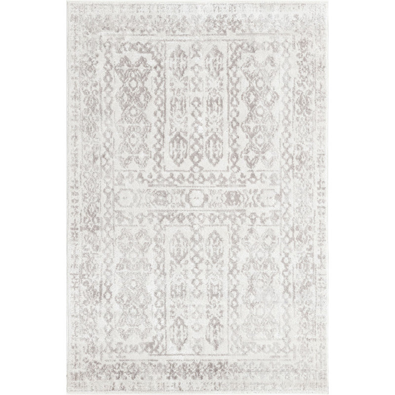 Micsunel Abstract Indoor Rug, Rectangle 4' x 6'