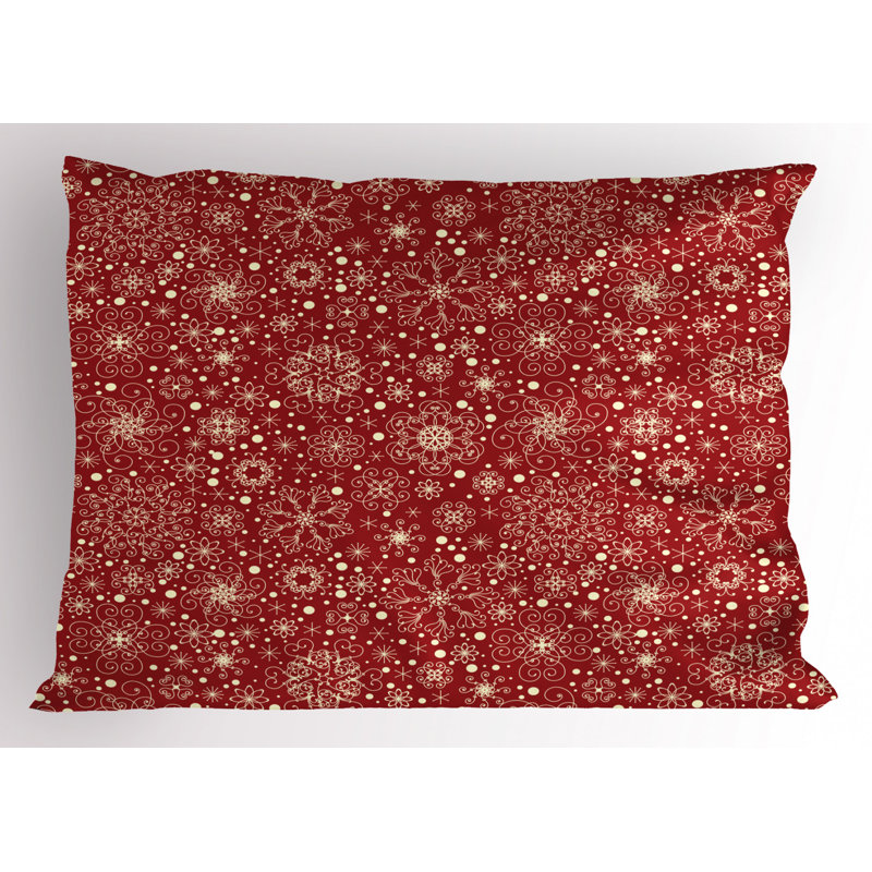 Retro Polyester Floral Sham Set, Twin