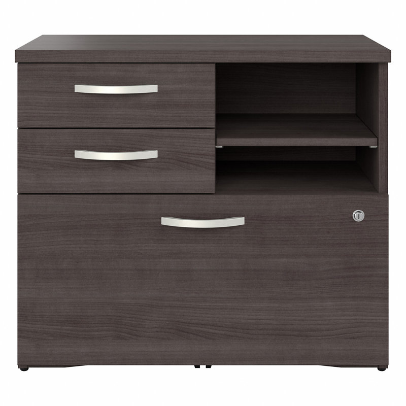 Kemry 30'' Wide 3 - Drawer Filing Storage Cabinet, Storm Gray