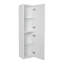 Meuble-lavabo latéral LEONARDO, blanc mat, 16