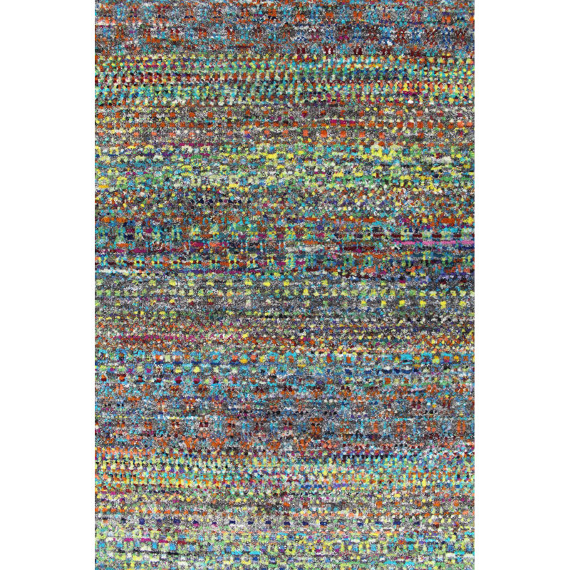 Illusion One-of-a-Kind 6'1" X 9'1" Flatweave Area Rug