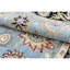 Wool Oriental Area Rug in Light Blue/Black/Red-72022602