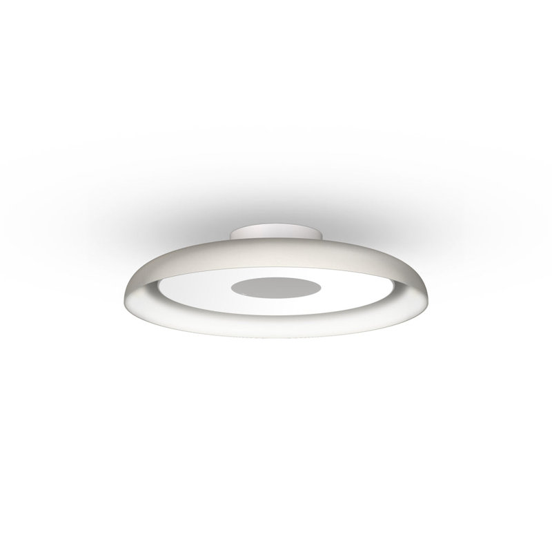 Nivél Flush Mount, 1.9" H x 15" W x 15" D, White