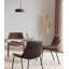 Modern And Simple Pu Leather Backrest Dining Chair