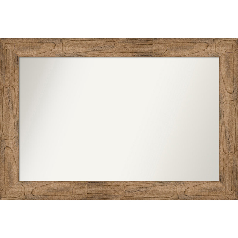 Timmy Solid Wood Wall Mirror, Rectangle, 25.5" x 37.5"