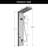 48 Shower Panel With Fixed Shower Head-94771725