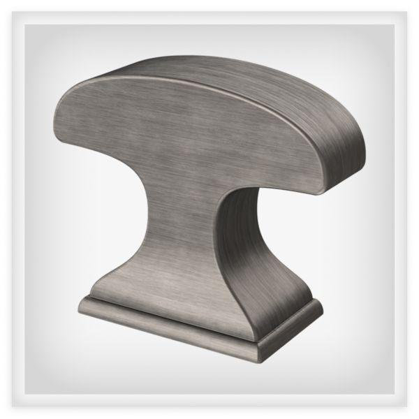 (Paquet de 5) Boutons d'héritage à bord classique de 3/8 po, Argent