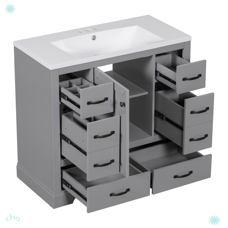 Bathroom Vanity with Sink Combo
