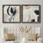 La recherche I - ensemble de 2 reproductions d'art sur toile-1377416302-1377416301