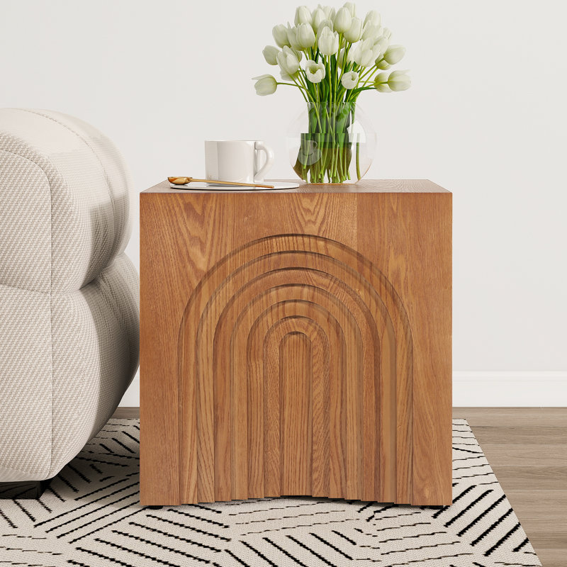 Table d'appoint Oaklyn, Brun