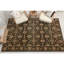 Manchuria Wool Oriental Area Rug in Beige/Black