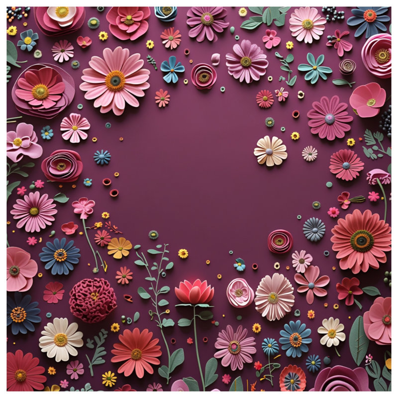 Tapis de bain floral Boho, 34in W x 21in L