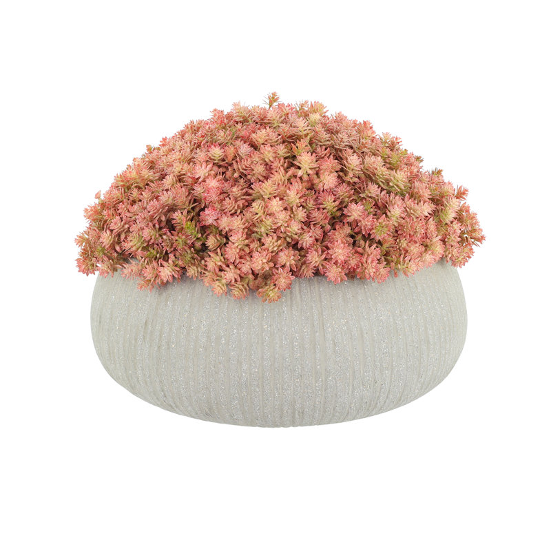 Rizal Faux Sedum Plant in Fiberstone Pot