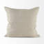 Housse de coussin beige et beige