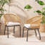 Chaise d'extérieur moderne (ensemble de 2)