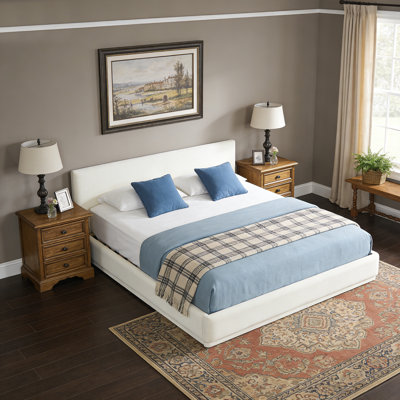 Queen Bed Frame Velvet Upholstered Bed Frame Platform Bed Frame