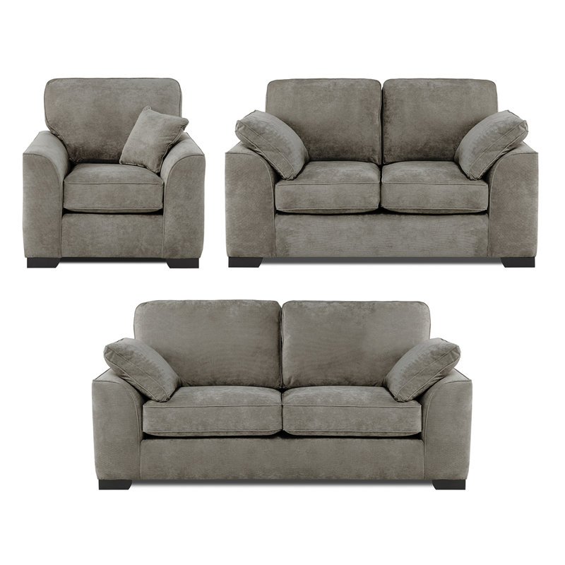 Humboldt 3 - Piece Living Room Set, Grey