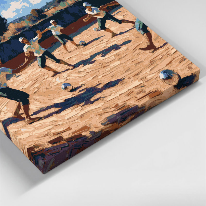 Art mural sur toile beige Sports Sports, H 16 po x l 16 po