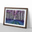 Path Through a Purple Forest in Abstract - Picture Frame Graphic Art Print-55737509-55737507