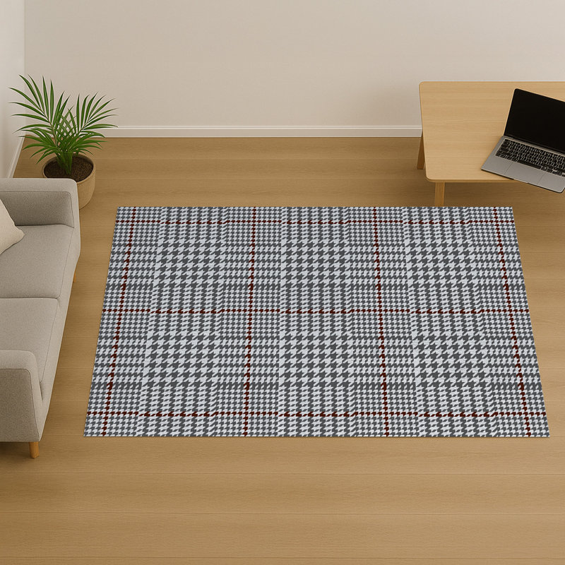 Geometric Area Rug, Rectangle 140 x 200 cm