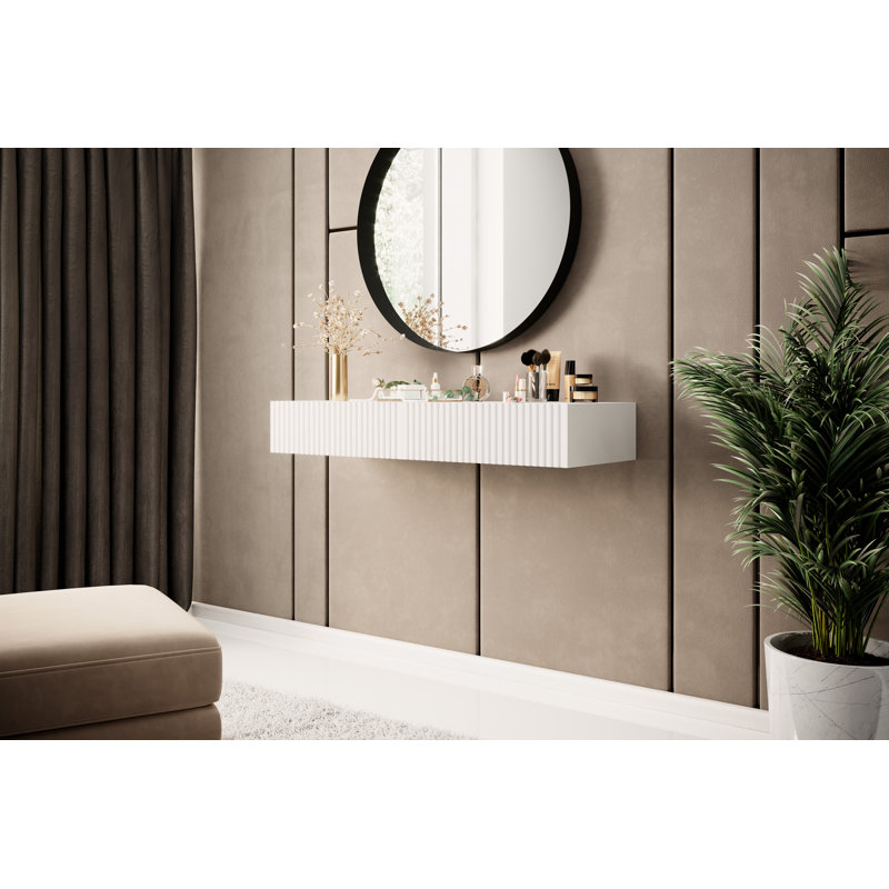 Alusine Writing Desk, White
