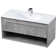 Kasper 40'' Single Bathroom Vanity with Porcelain Top