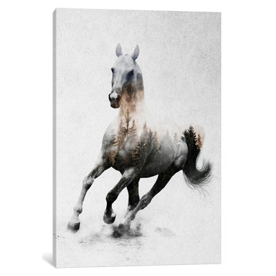 « cheval iv », impression sur toile