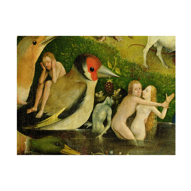 Hieronymus Bosch The Garden Of Earthly Delights, 1490-1500 Canvas Art, 14" H x 19" W