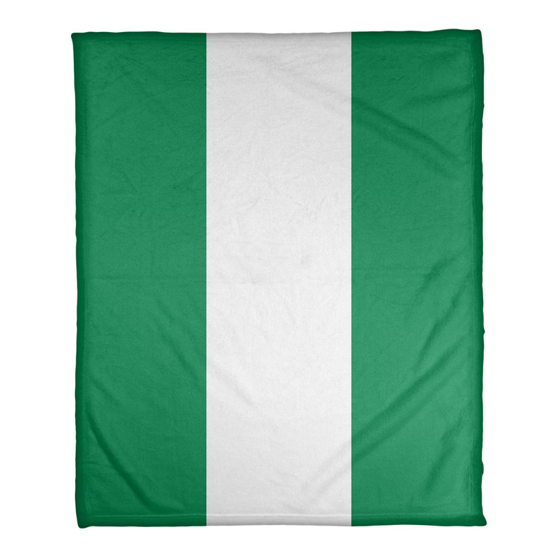 Couverture en molleton Boston Basketball, l 62,5 po x L 82,5 po, Vert / blanc / vert