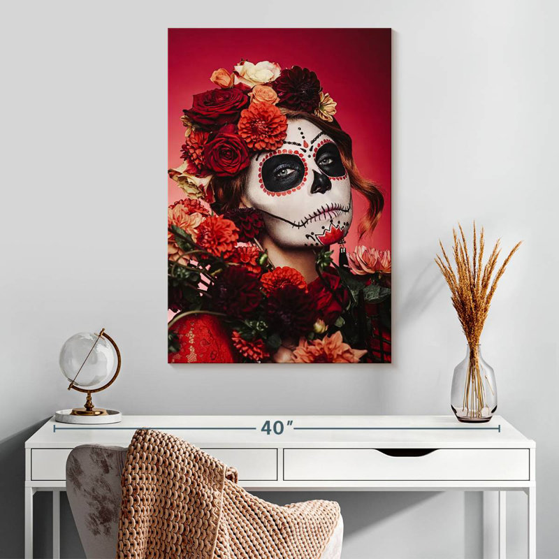 Femme Lelend Sugar Skull, H 30 po x l 20 po