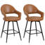 Tabouret de bar rotatif 26 po en similicuir-107262348-123130912