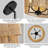  5 - Light 18in Boho Hand-Woven Drum Chandelier-195711685