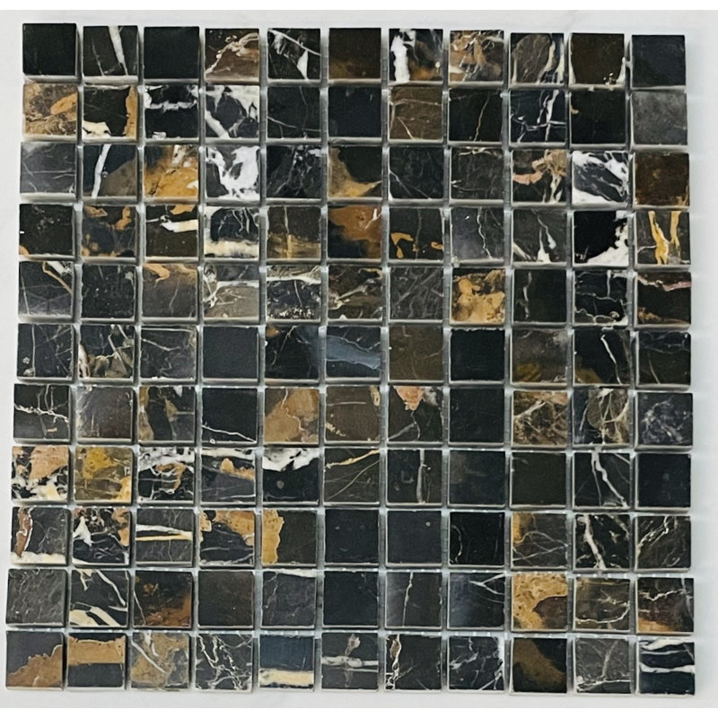Carreau de mosaïque pour mur et plancher en marbre pierre naturelle 1 "x 1" Michael Angelo