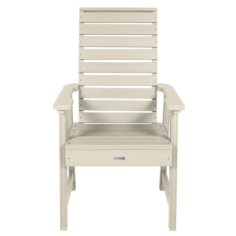 Chaise de patio Moroney, Blanc délavé